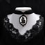 Fashion 13# Alloy Geometric Print Oval Collar