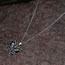 Fashion Silver Alloy Skull Butterfly Necklace