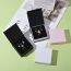 Fashion Black Flip-top Square Jewelry Storage Box  Paper