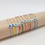 Fashion 2# Colorful Rice Beads Eye Bracelet