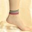 Fashion H Copper Spray-painted Chain Anklet