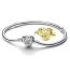 Fashion Shining Star* Princess Jasmine & Li Bracelet Copper Silver Plated Diamond Star Snake Bone Chain Bracelet