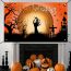 Fashion 30# Polyester Halloween Printed Background Fabric