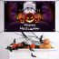 Fashion 27# Polyester Halloween Printed Background Fabric
