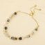 Fashion B-necklace Black Hair Crystal Beaded Necklace  Stone
