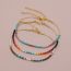 Fashion C Colorful Rice Beads Bracelet  Glass%2fglazed