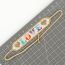 Fashion Gold Rice Beads Woven Letter Love Bracelet  Glass%2fglazed