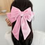Fashion Pink Velvet Big Bow Hair Clip