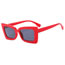 Fashion Big Red And Gray Piece Pc Large Frame Sunglasses