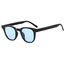 Fashion Transparent Gray-white Film Anti-blue Light Pc Large Frame Sunglasses