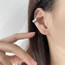 Fashion One Right Ear Colorful Love Ear Clip Copper Diamond Love Ear Cuff (single)
