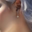 Fashion A Mobius Earring Copper Ball Chain Tassel Earrings (single)