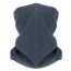 Fashion Navy Blue Polar Fleece Solid Color Neck Gaiter Integrated Mask