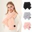 Fashion Light Gray Polyester Patch Sleeve Down Scarf