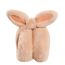 Fashion Bow Red Brown Plush Rabbit Ears Earmuffs