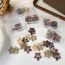 Fashion B Five-pointed Star Box Set Of Ten Pieces Alloy Paint Star Boxed Hair Clip Set