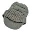 Fashion Beige Wool Knitted Hollow Top Baseball Cap