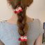 Fashion 3.5cm Tulip Hairpins Red 2 Pcs-1 Pair Plastic Christmas Flower Hair Clip