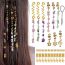 Fashion As Shown In The Picture Gold 58 Pieces 13# Geometric Snake Braided Hair Button Set