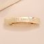 Fashion Letter Alloy Geometric Letter Arc Hairpin