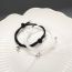 Fashion 9# A Pair Of Alloy Sea Wave Geometric Magnetic Cord Bracelets