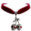 Fashion 3# Alloy Geometric Skull Velvet Necklace
