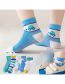 Fashion Dinosaur Forest [spring And Summer Mesh 5 Pairs] Cotton Printed Breathable Mesh Kids Socks