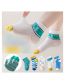 Fashion Cool Smiling Face [5 Pairs Of Breathable Mesh] Cotton Printed Breathable Mesh Kids Socks