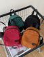 Fashion Green Corduroy Large Capacity Backpack