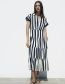 Fashion Stripe Polyester Striped Dress