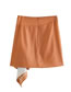Fashion Turmeric Woven Silk Scarf Print Skirt