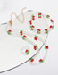 Fashion Necklace Crystal Beaded Cherry Necklace