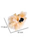 Fashion Coffee Powder Gradient Three-dimensional Flower Hair Clip