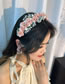Fashion 58# Rose Red Fabric Flower Headband