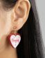 Fashion Love Acrylic Love Ear Clip