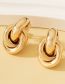 Fashion Gold Irregular Earrings
