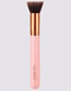 Fashion Pink Single Pink Flat Head Loose Powder Makeup Brush