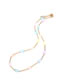 Fashion Color Metal Tube Beaded Cabbage Necklace