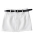 Fashion Khaki Polyester Two-pocket Skirt