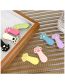 Fashion D Yellow Alloy Cat Claw Hair Clip