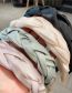 Fashion Korean Fans Fabric Mesh Twist Braid Wide Brim Headband