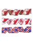 Fashion 1m American Flag Ribbon Fabric Pentagram Printed Ribbon