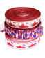 Fashion 200 Yards/184 Meters Of American Flag Ribbon Fabric Pentagram Printed Ribbon