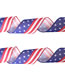 Fashion 1m American Flag Ribbon Fabric Pentagram Printed Ribbon