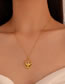 Fashion Gold Alloy Geometric Angel Necklace