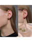 Fashion Silver Pure Copper Leaf Ear Clip