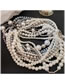 Fashion 20# Necklace - White Pearl 8mm Pearl Beaded Necklace
