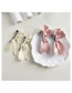 Fashion Pink Duckbill Clip Fabric Bow Hair Clip