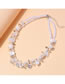 Fashion White Faux Pearl Geometric Necklace