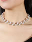 Fashion Green Shaped Pearl Necklace